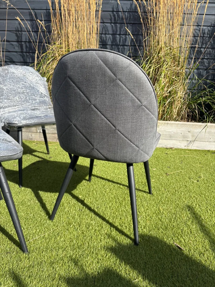 Grey Dining Room Chairs - Image 3