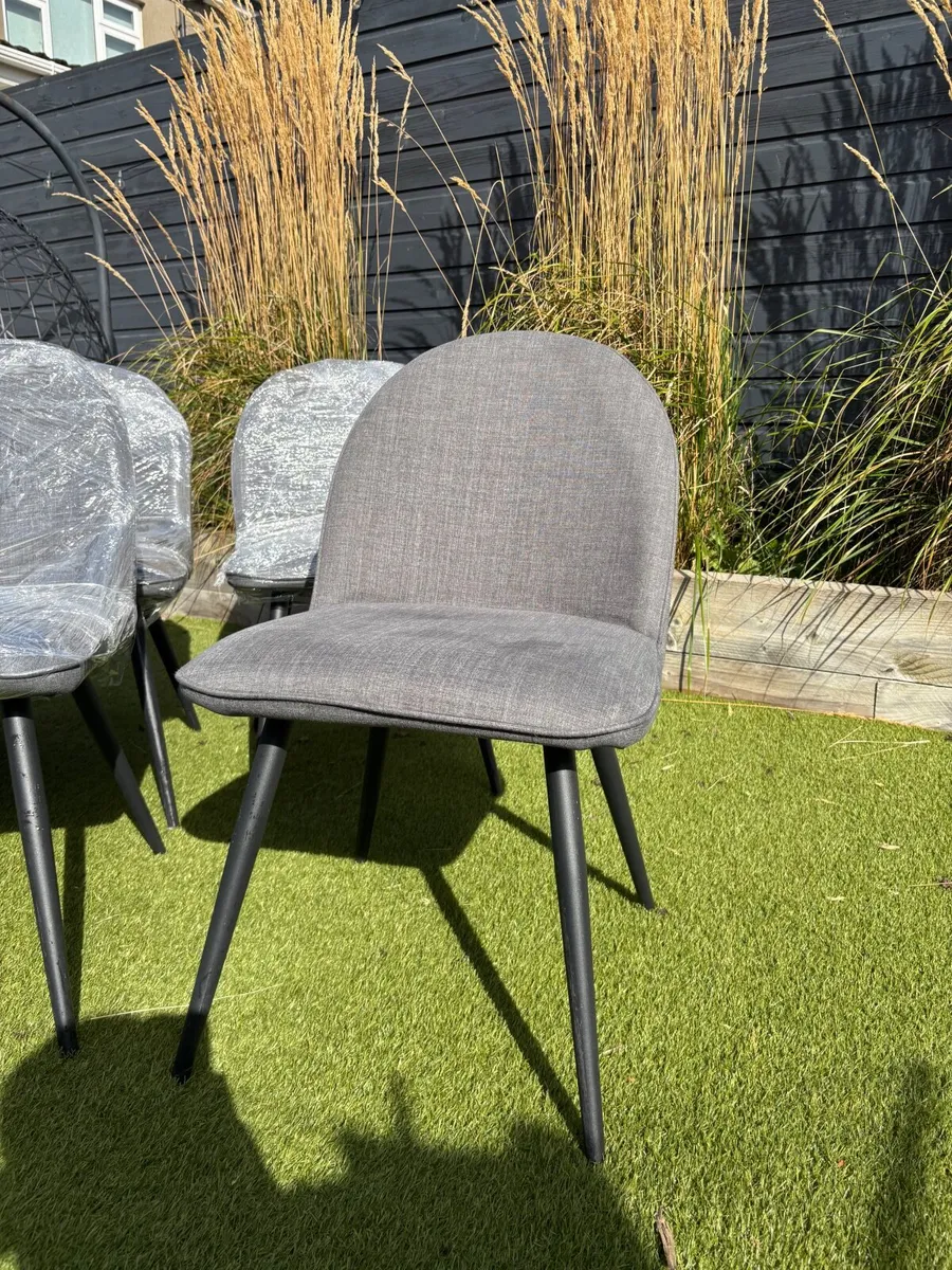 Grey Dining Room Chairs - Image 1