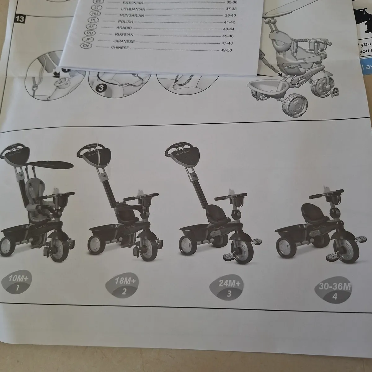 Toddler, Baby, Kids Smart Trike 10m to 3yrs - Image 3