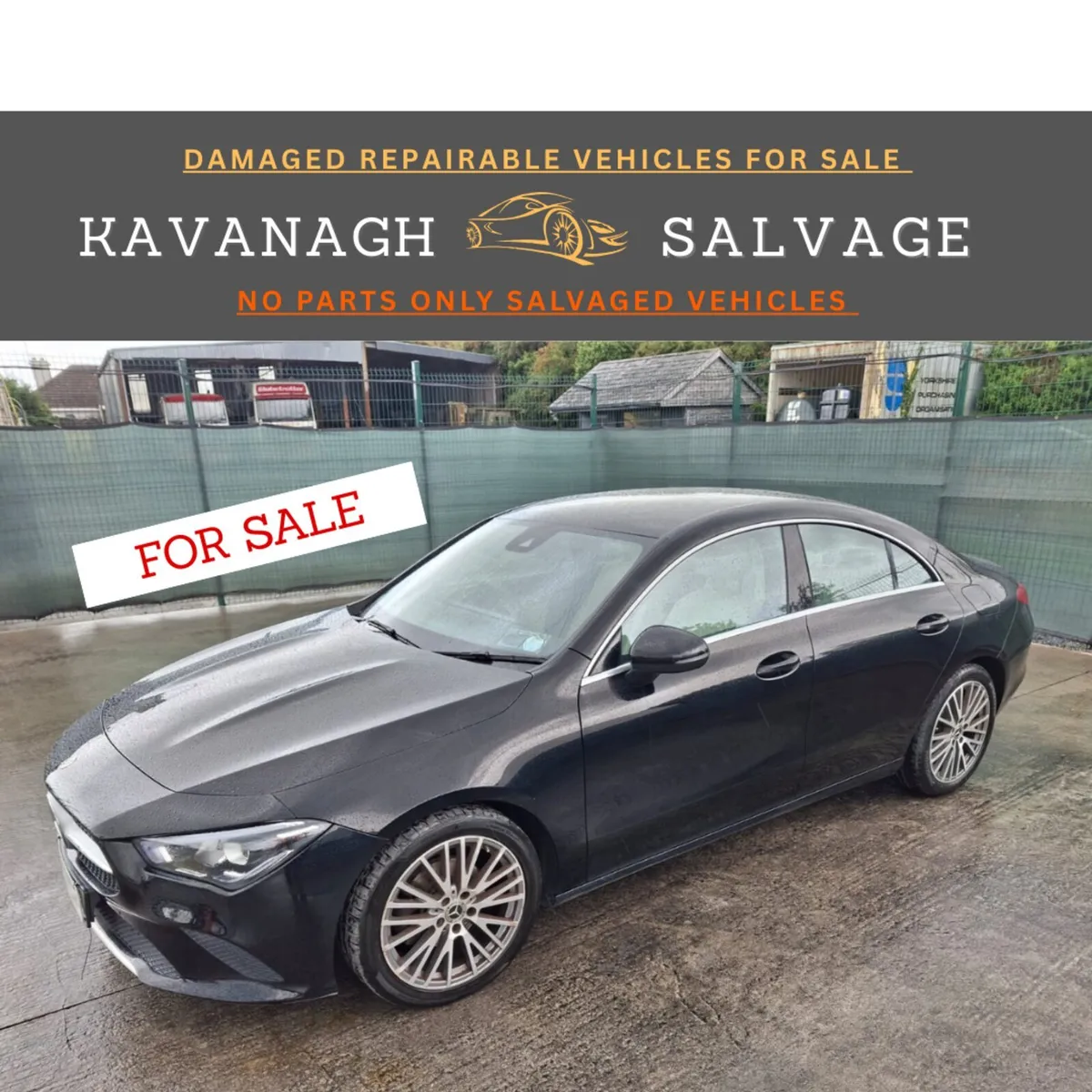 *202 Mercedes CLA.   light damage - Image 1