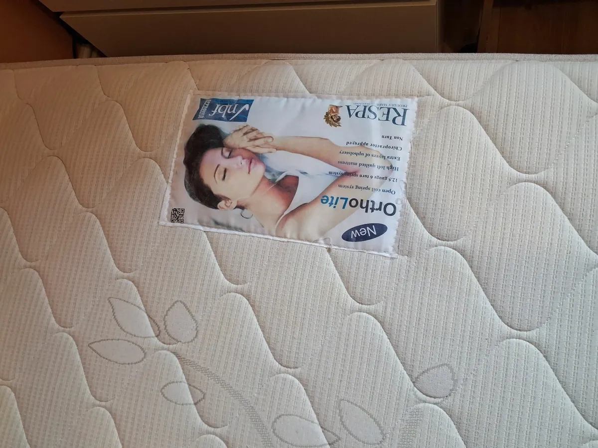 King Size  bed  with mattress +  memory foamtopper - Image 2