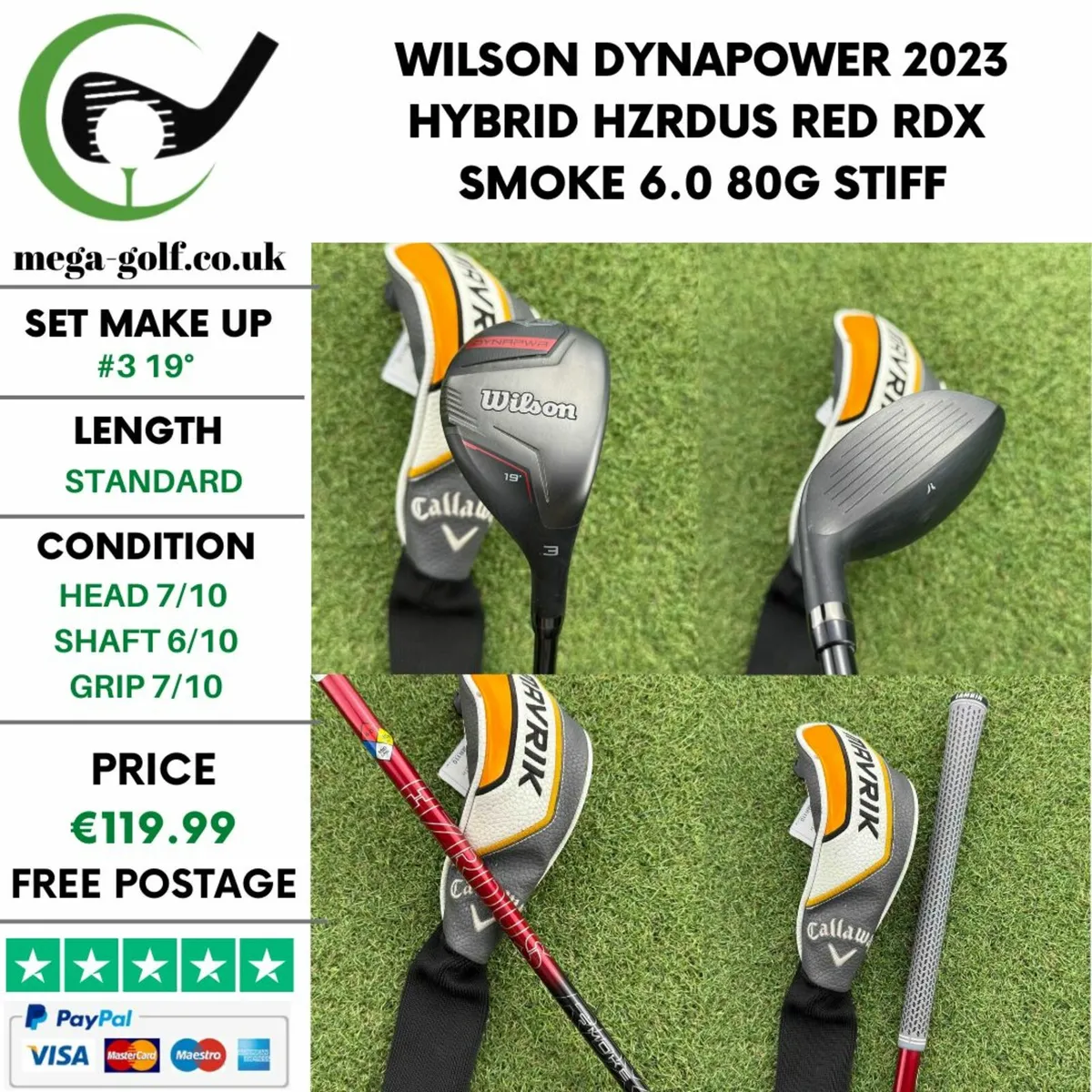 Wilson Dynapower 2023 Hybrid / #3 19° / Stiff - Image 1
