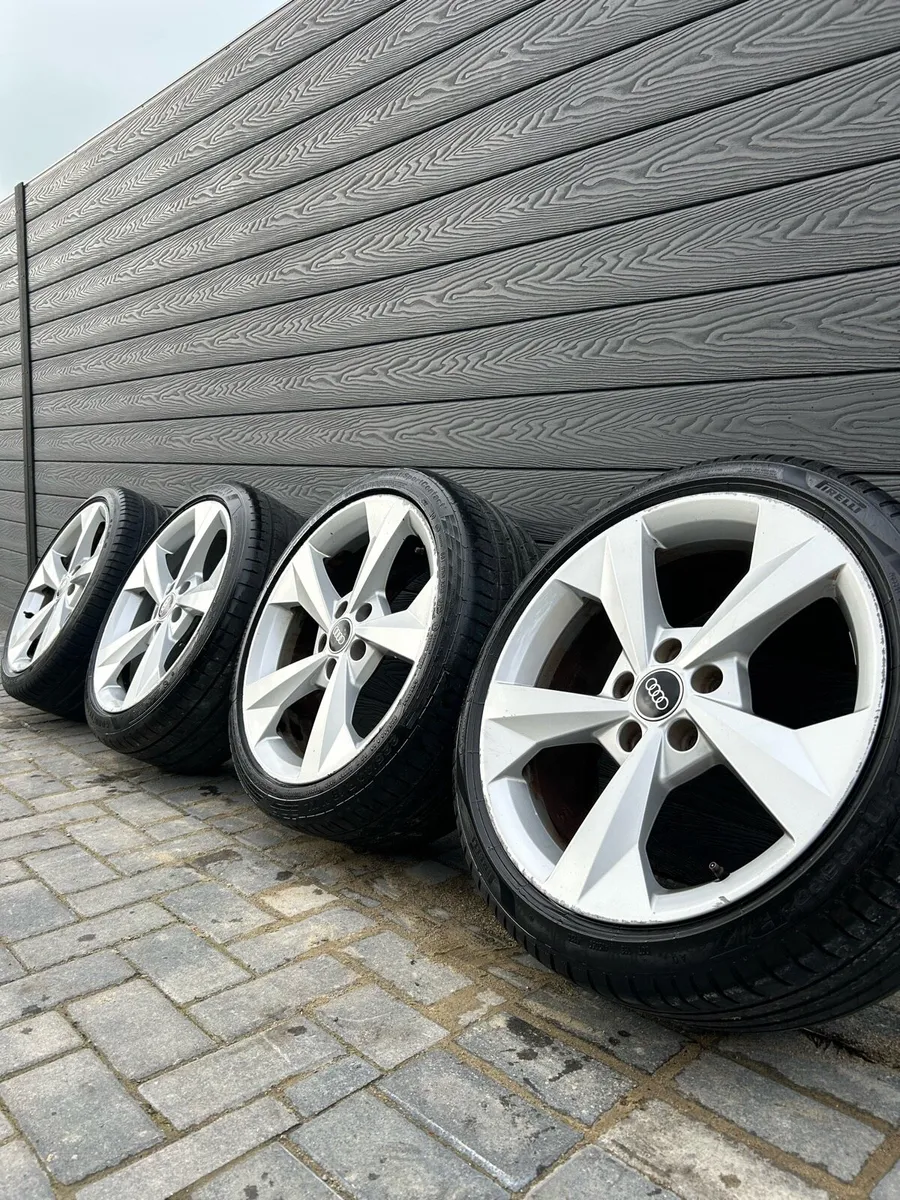 18” GENUINE AUDI A3 ALLOY WHEELS & TYRES - Image 1