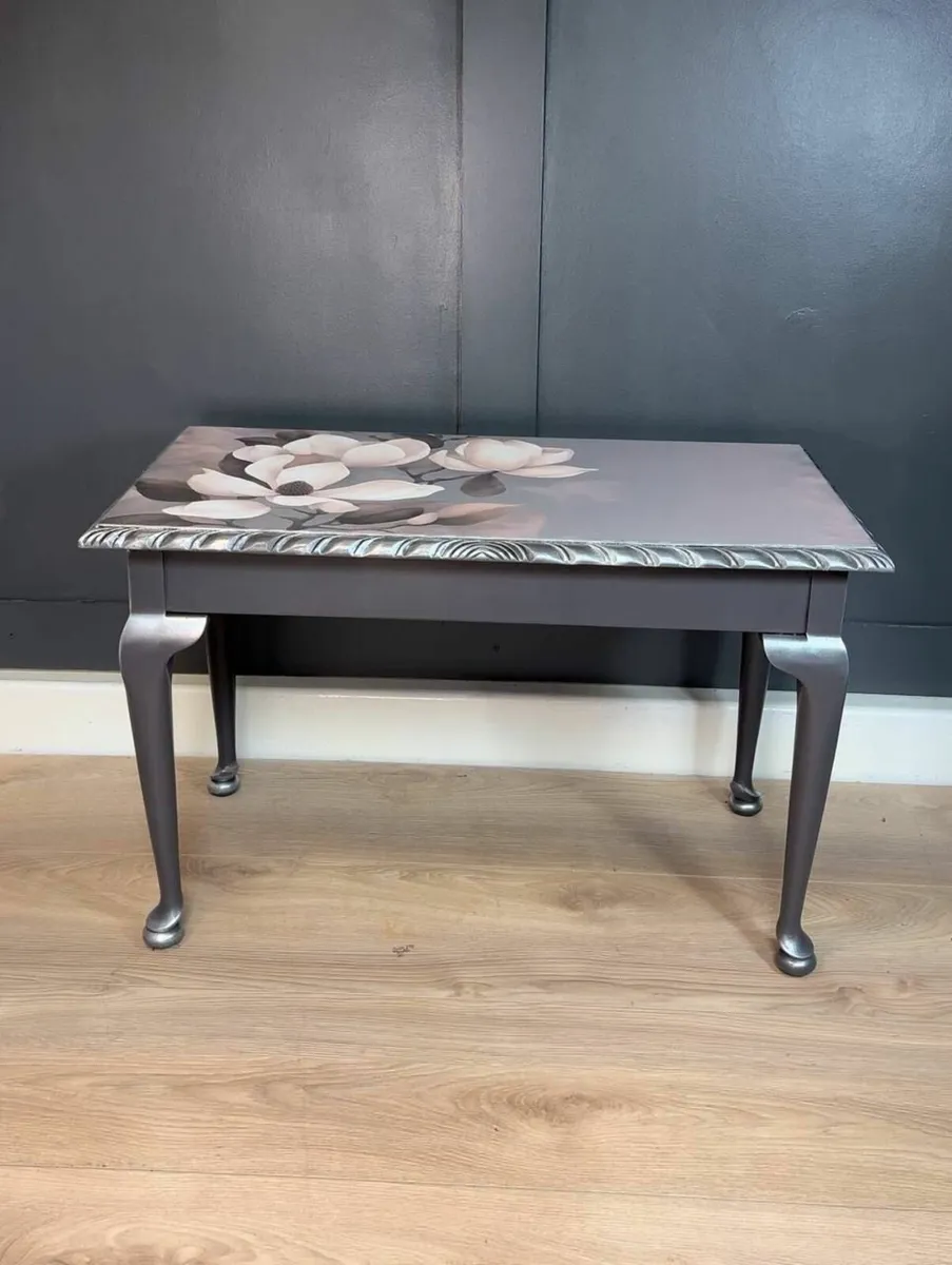 Artistic Solid Wood Coffee Table - Image 3