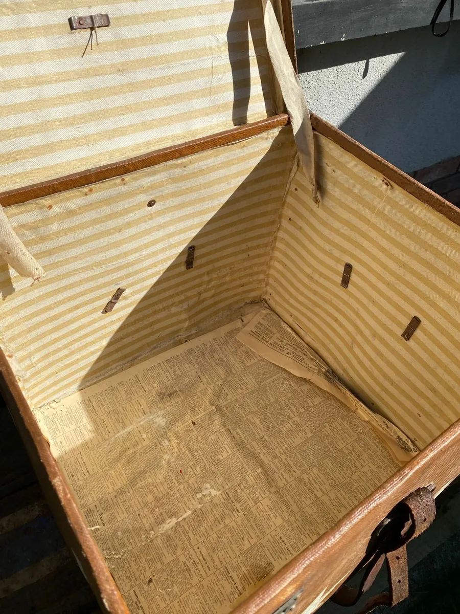 1940s WW2 hard Canvas covered case *DELIVERY AVAIL - Image 4