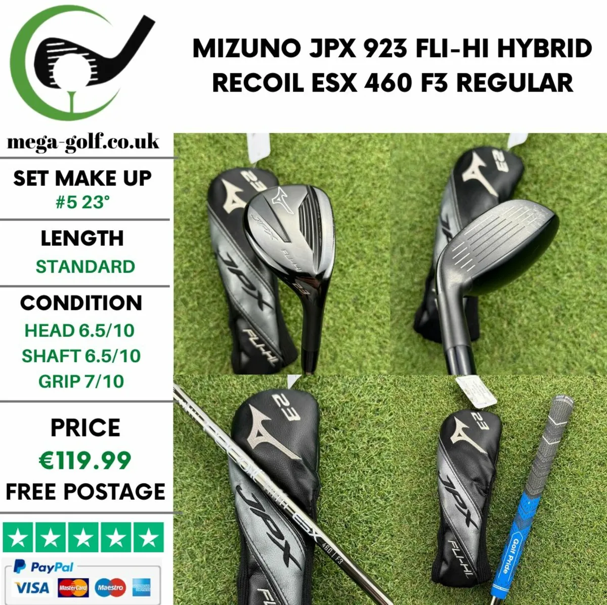 Mizuno Jpx 923 Fli-Hi Hybrid / #5 23° / Regular - Image 1