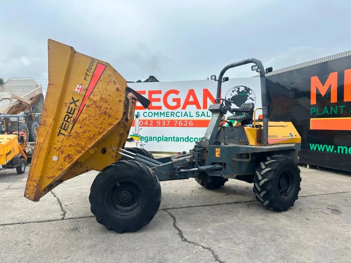 TEREX 7 TON DUMPER ....PERKINS ENGINE. - Image 1