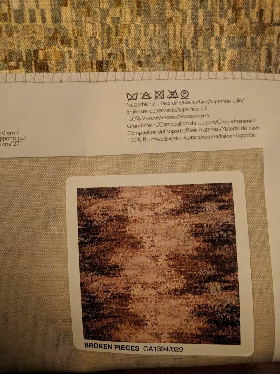 Curtain fabric / curtains Carlucci "Broken pieces" - Image 4