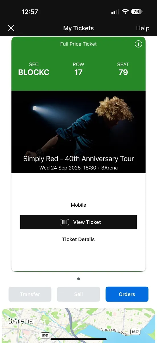 Simply Red ticket - Image 2
