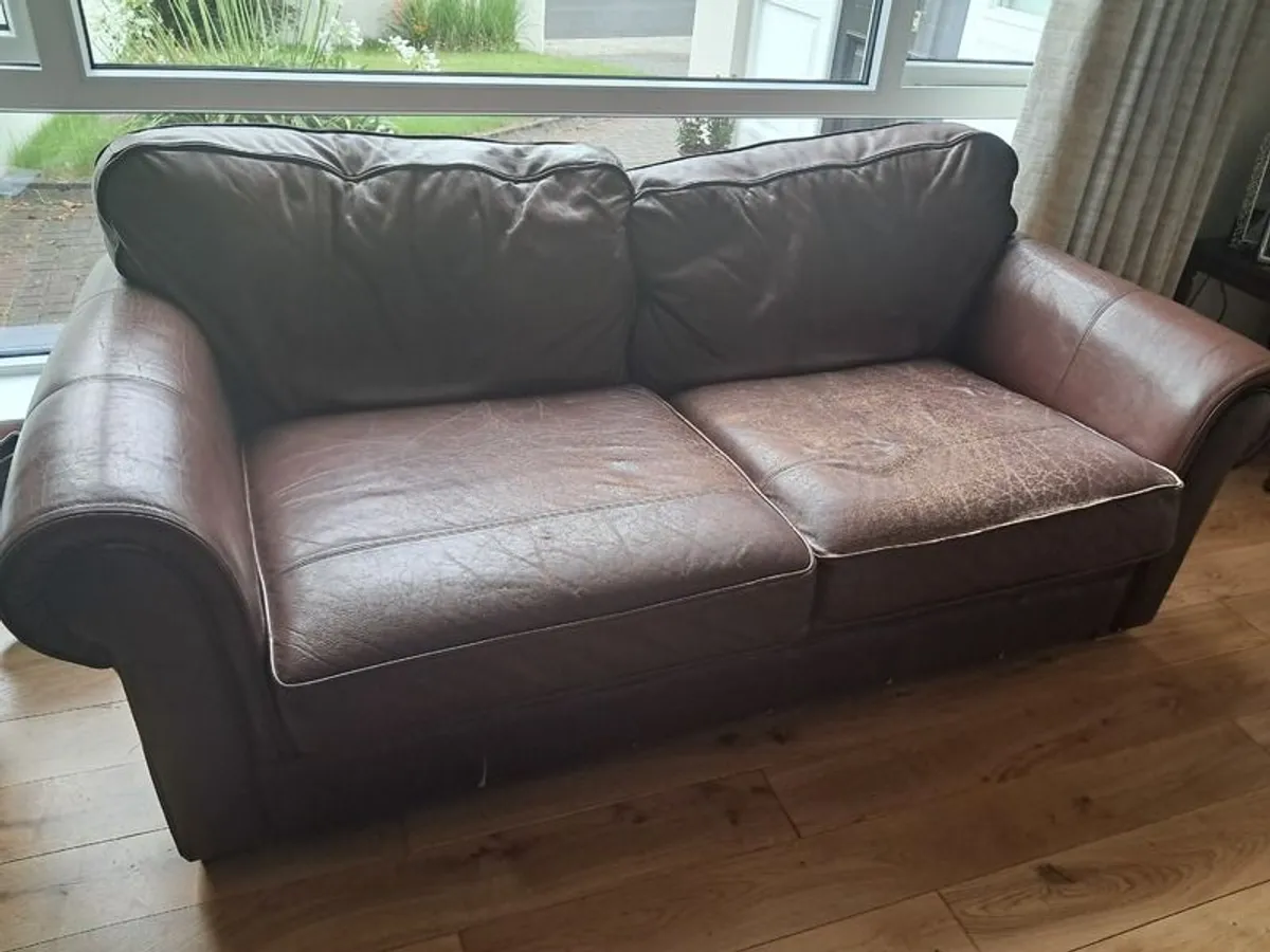 Leather Sofa - Image 1