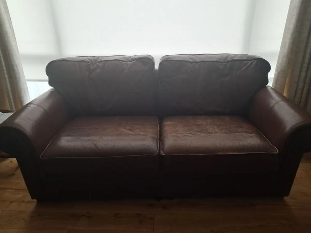 Leather Sofa - Image 2