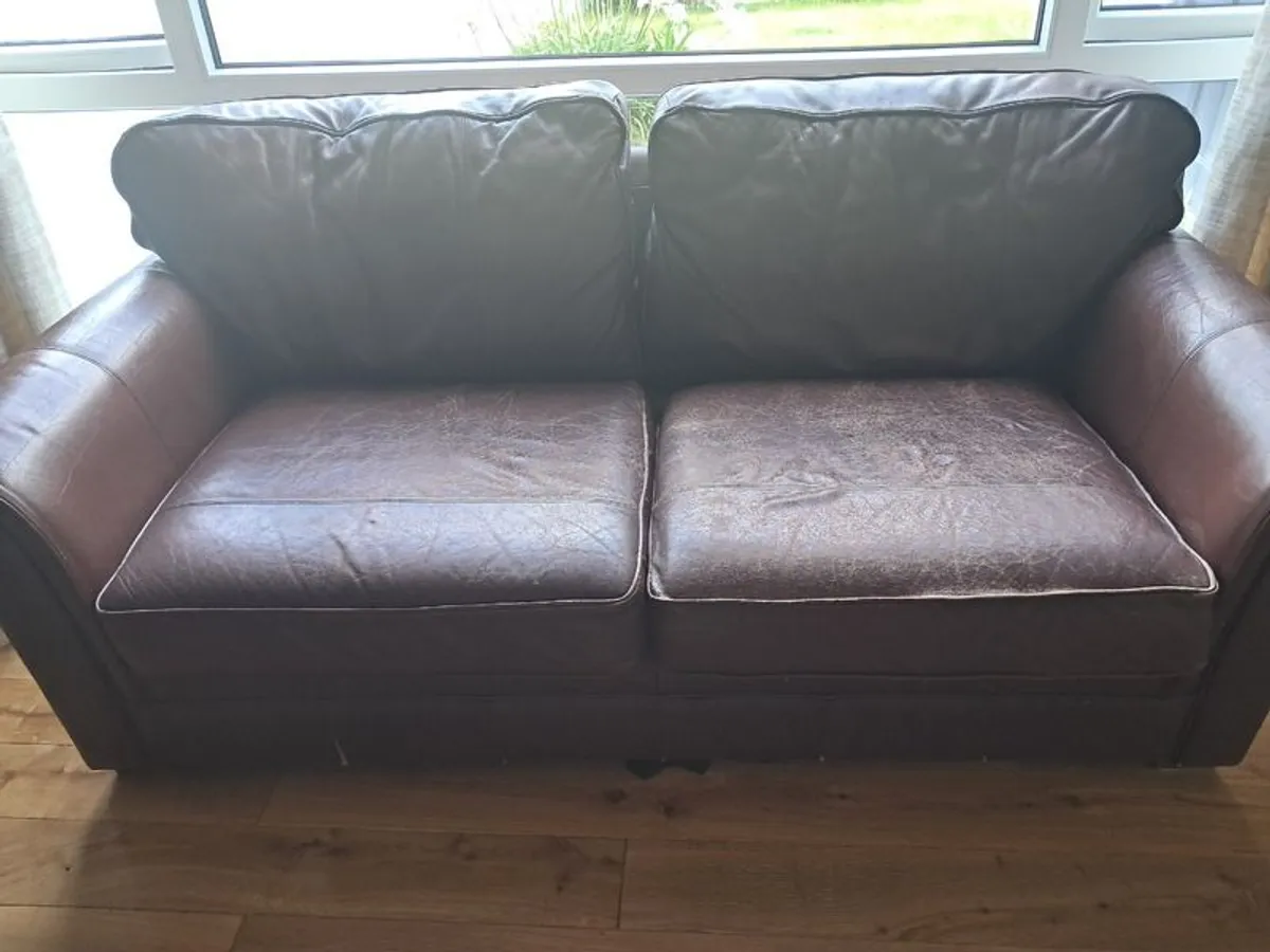 Leather Sofa - Image 4