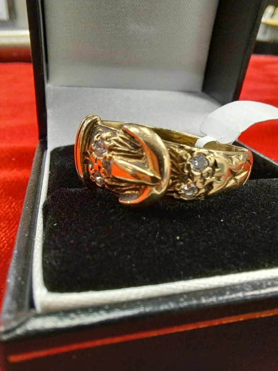 9k Buckle Ring 9Ct - Image 2