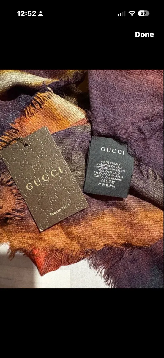 Authentic Gucci Scarf for sale - Image 2