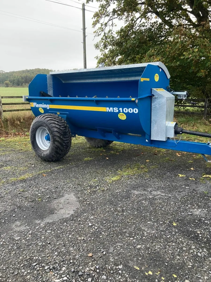 New Fleming MS1000 Dung Spreader - Image 3