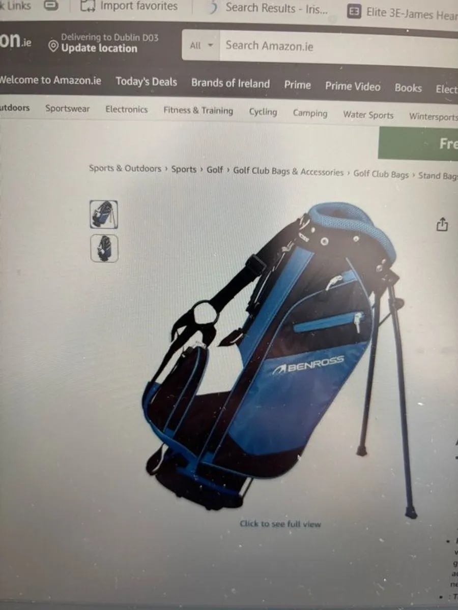 Benross junior golf bag, 55-61inch - Image 1