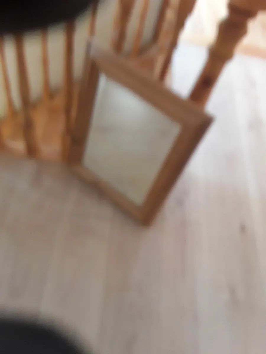 Lovely solid pine  frame beveled mirror - Image 3