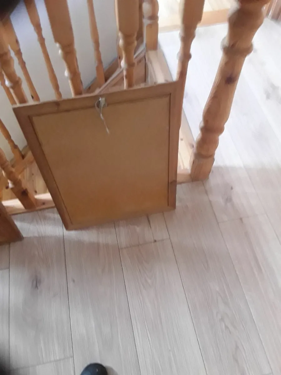 Lovely solid pine  frame beveled mirror - Image 4