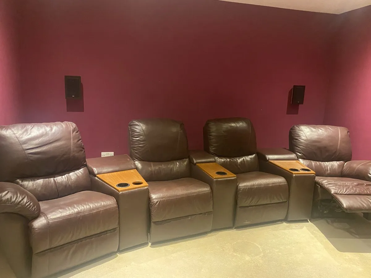 Reclining cinema seats
