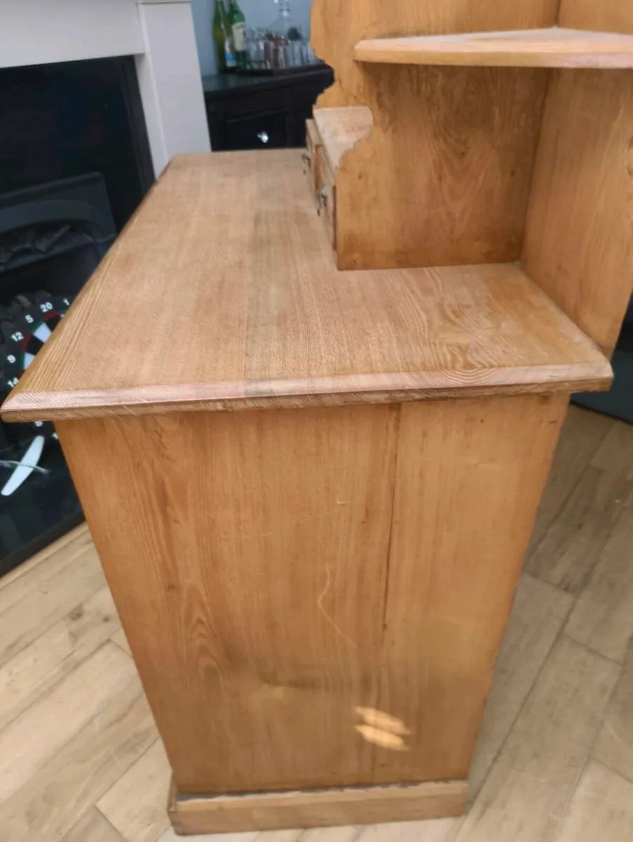Solid oak handmade chest of drawers - Image 4