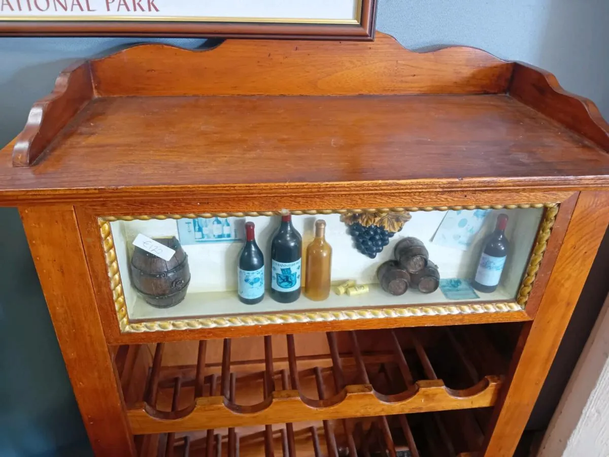 Modern Decorative Wood Wine Rack - Image 2