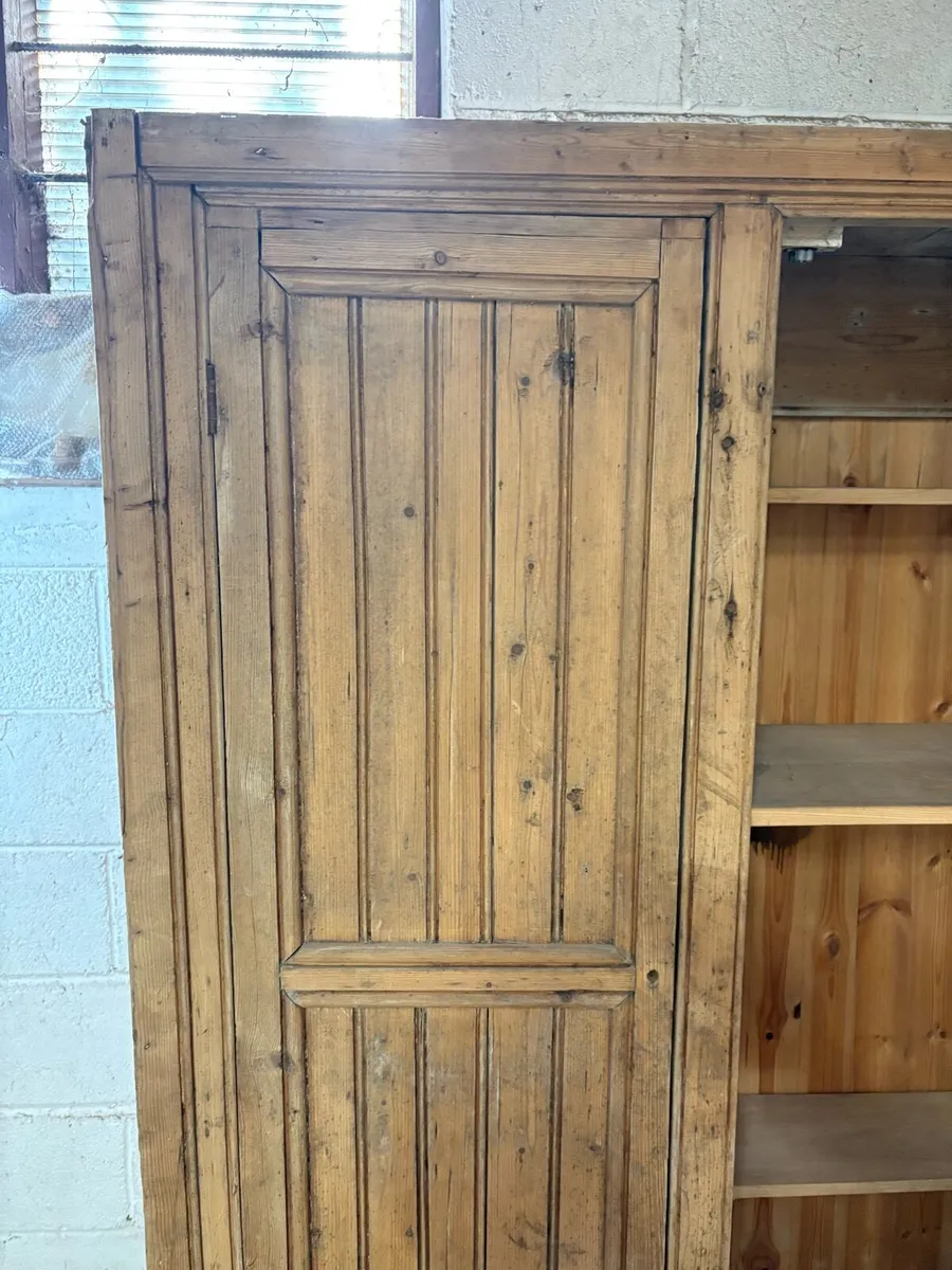 Old pine wardrobe - Image 3