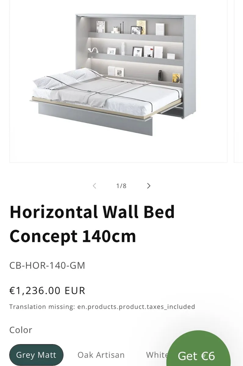 Concept Pro (CP-04) Wall Bed - Image 4