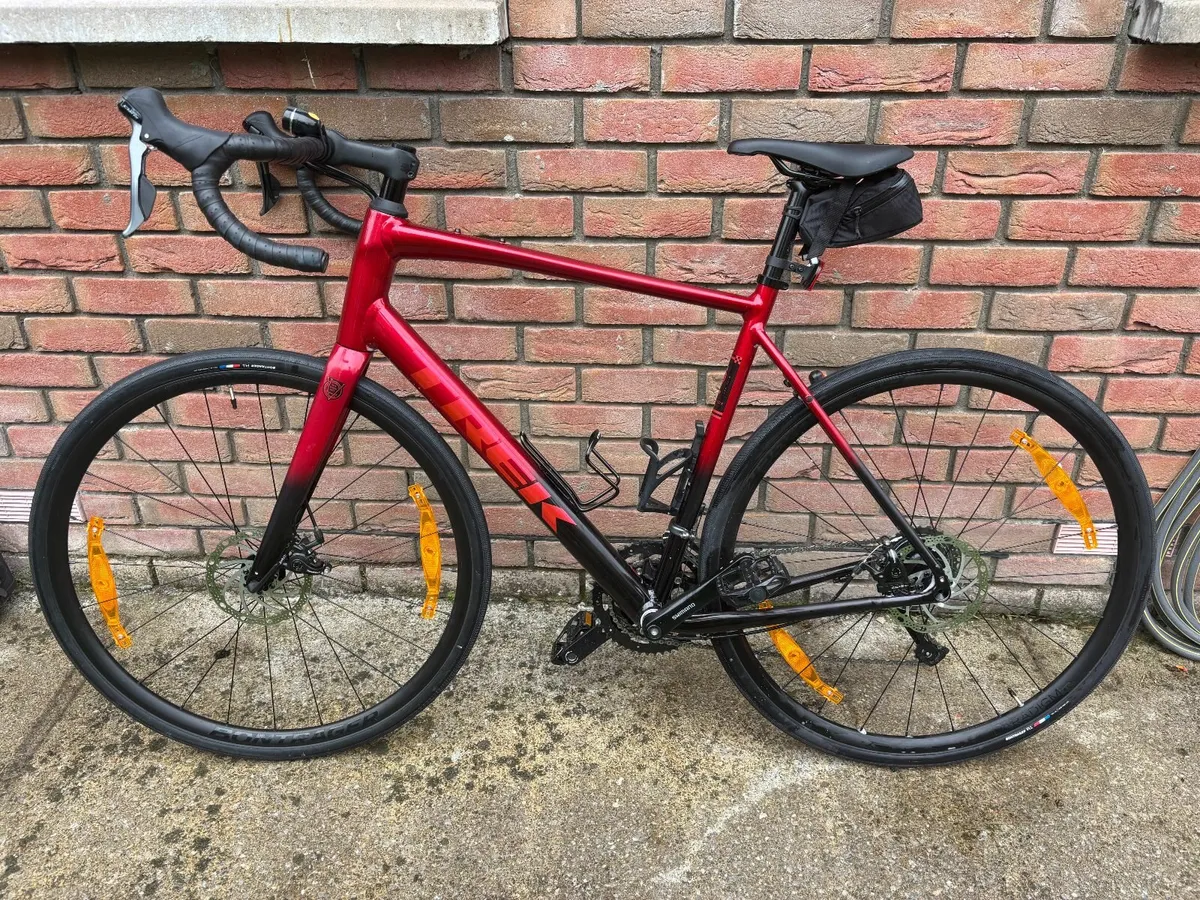 Trek 2025 Domane AL 2 Gen 4 58 CRIMSON TO DARK CAR - Image 3