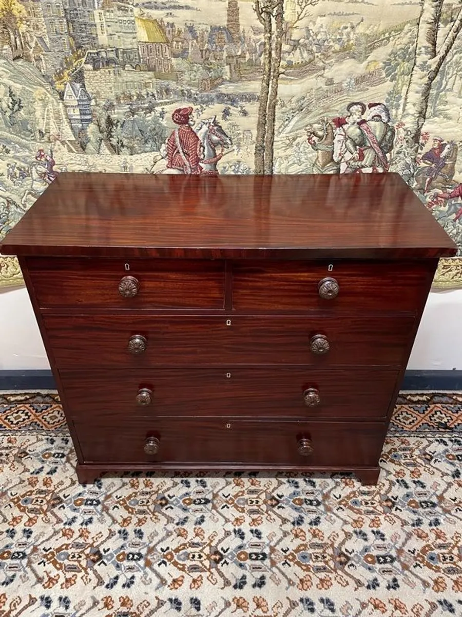 19th Century William IV Mahogany Chest of Drawers - Image 2