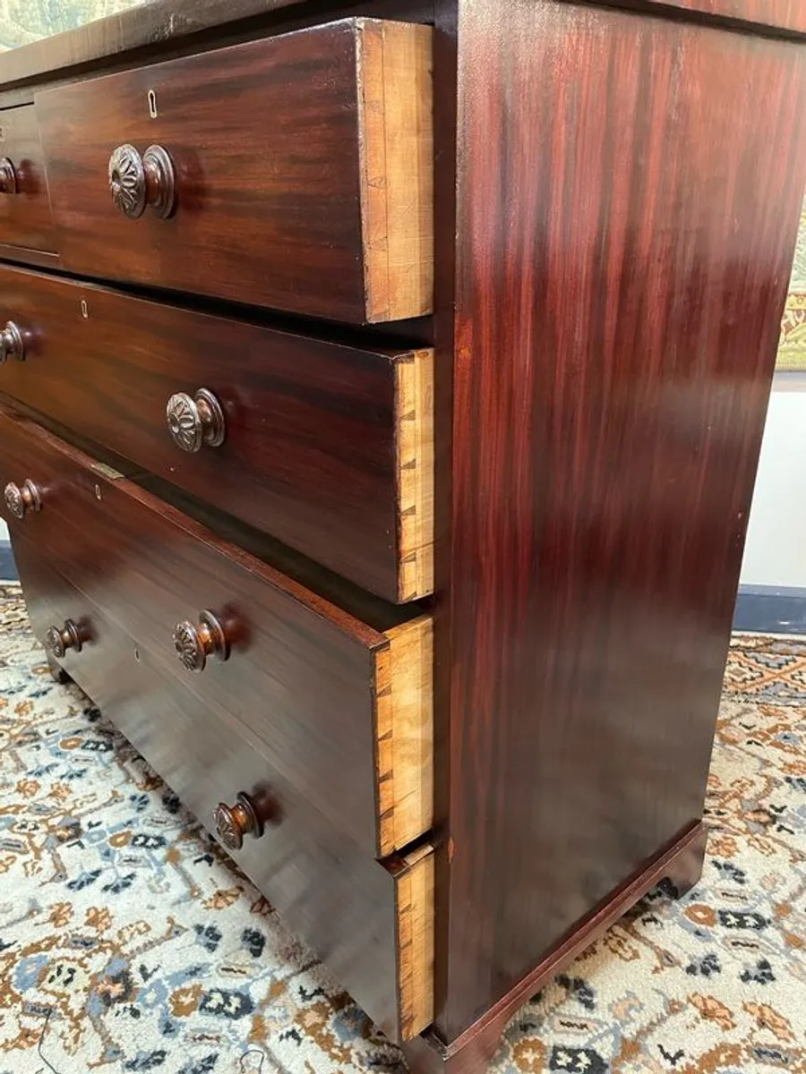 19th Century William IV Mahogany Chest of Drawers - Image 4