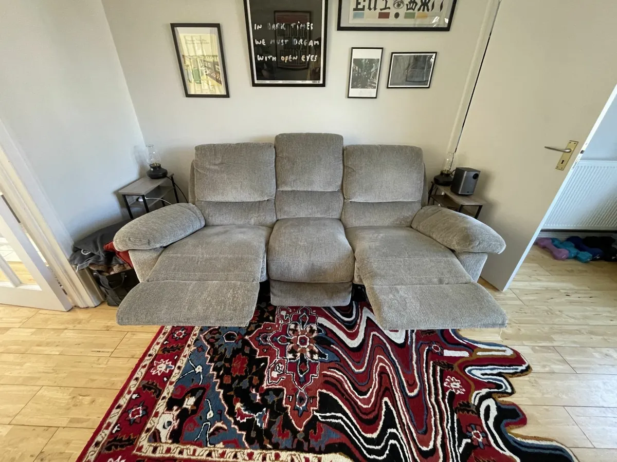 Three Seater Reclining Sofa - Image 1