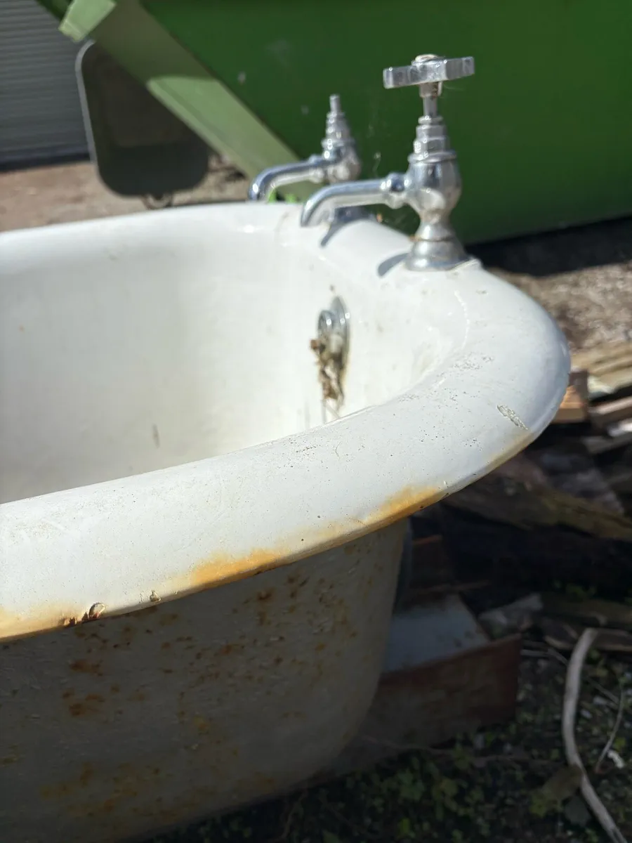 Cast iron bath - Image 1