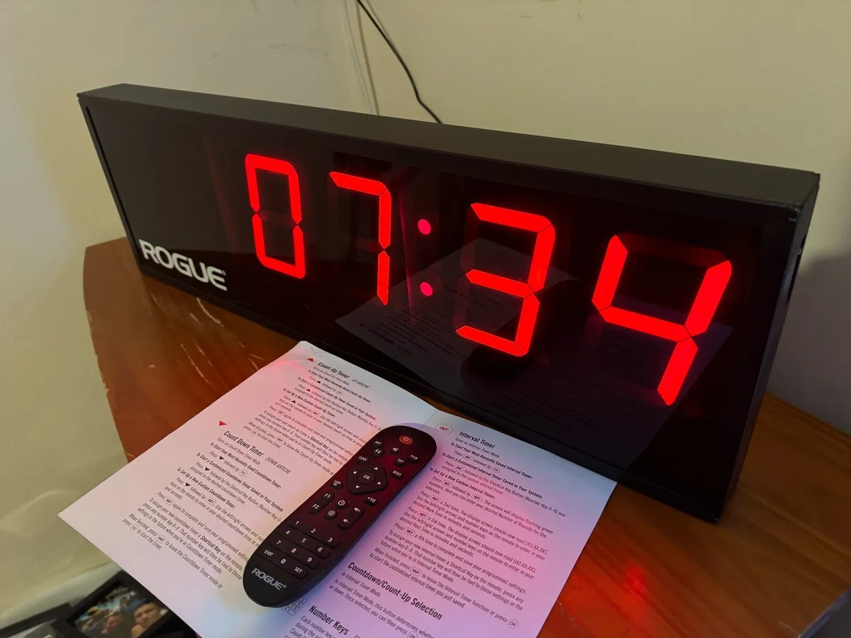 Rogue Echo Gym Timer with Remote & Instructions - Image 3