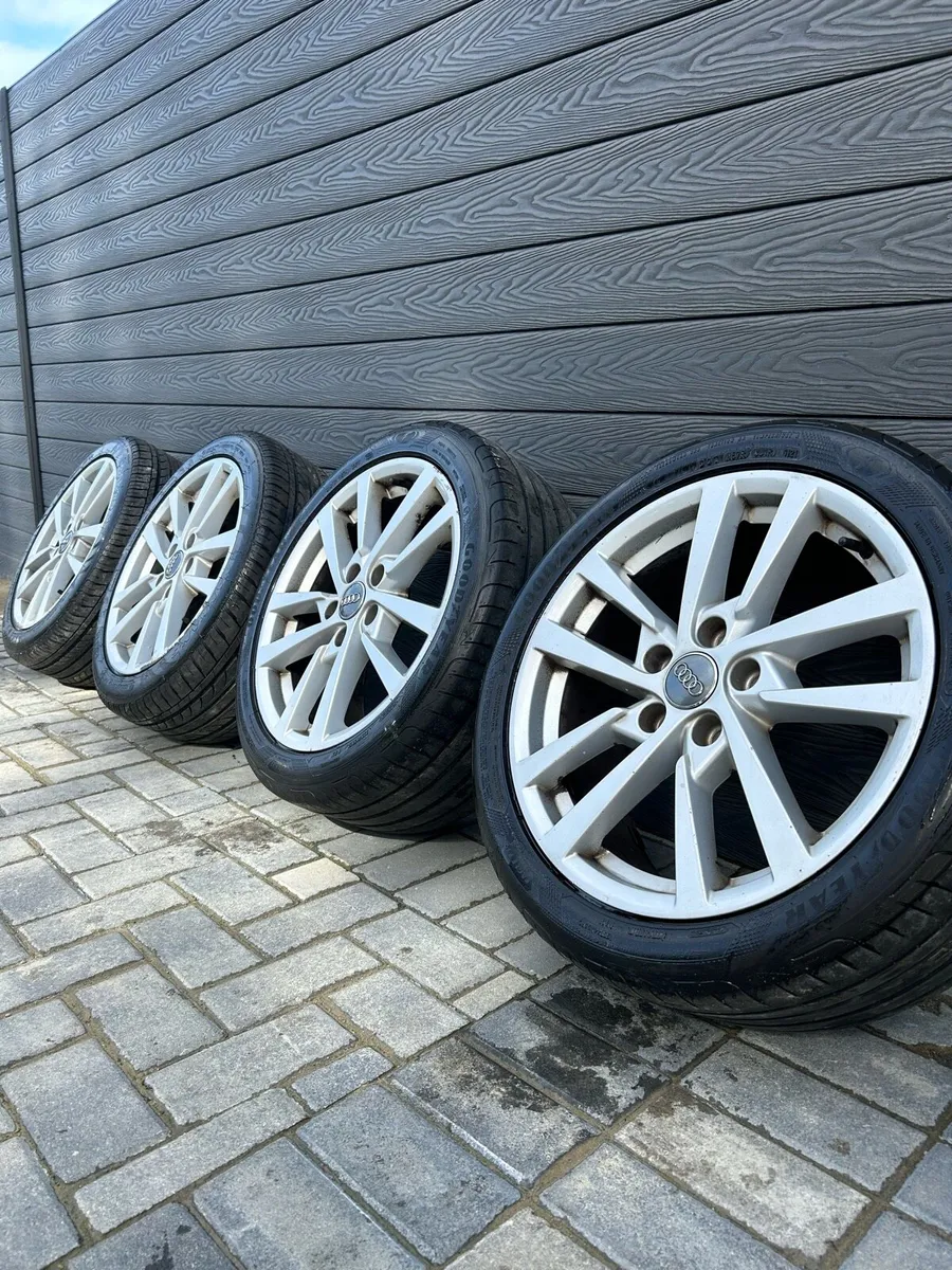 17” GENUINE AUDI A3 ALLOY WHEELS & TYRES - Image 1
