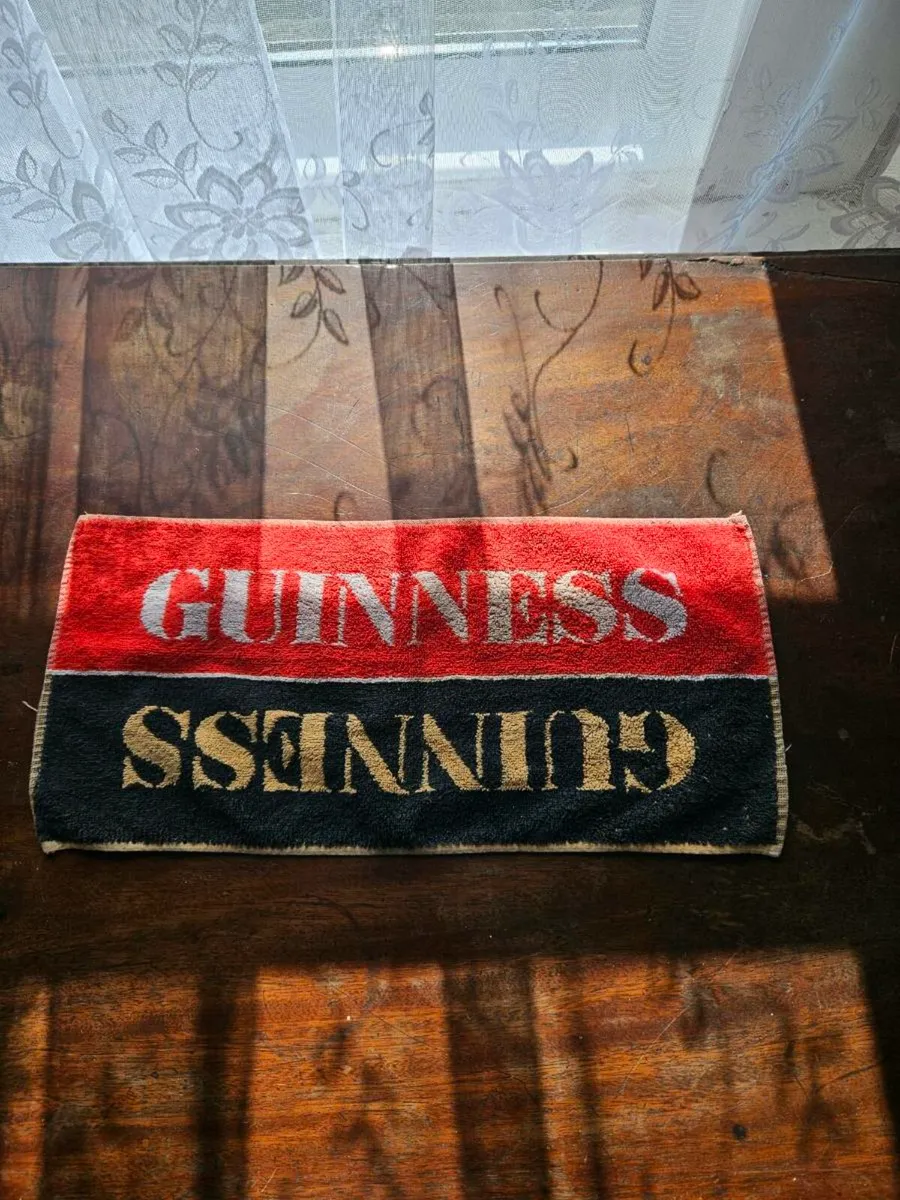 Vintage Guinness Bar Towel - Image 1