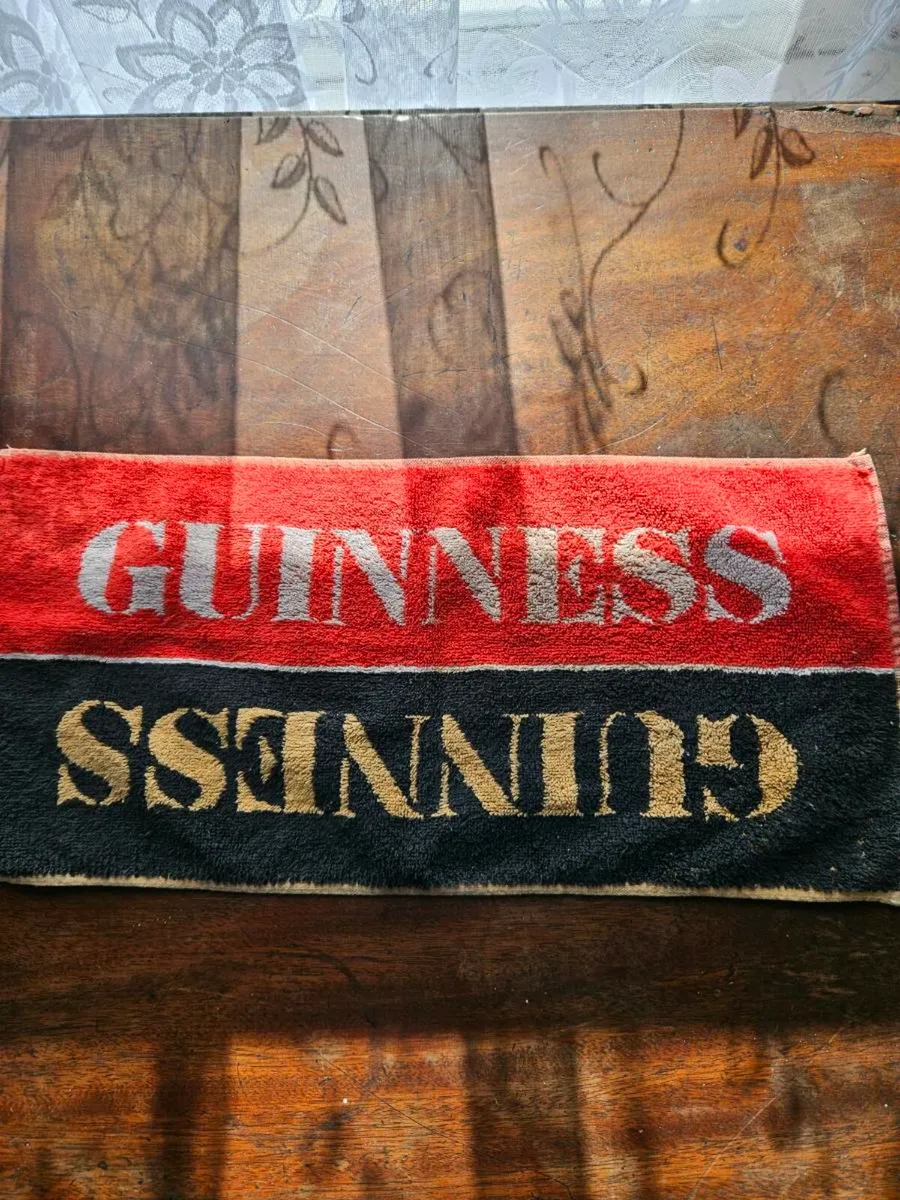 Vintage Guinness Bar Towel - Image 2