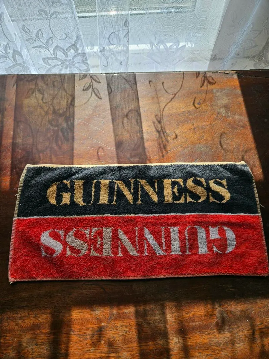 Vintage Guinness Bar Towel - Image 3