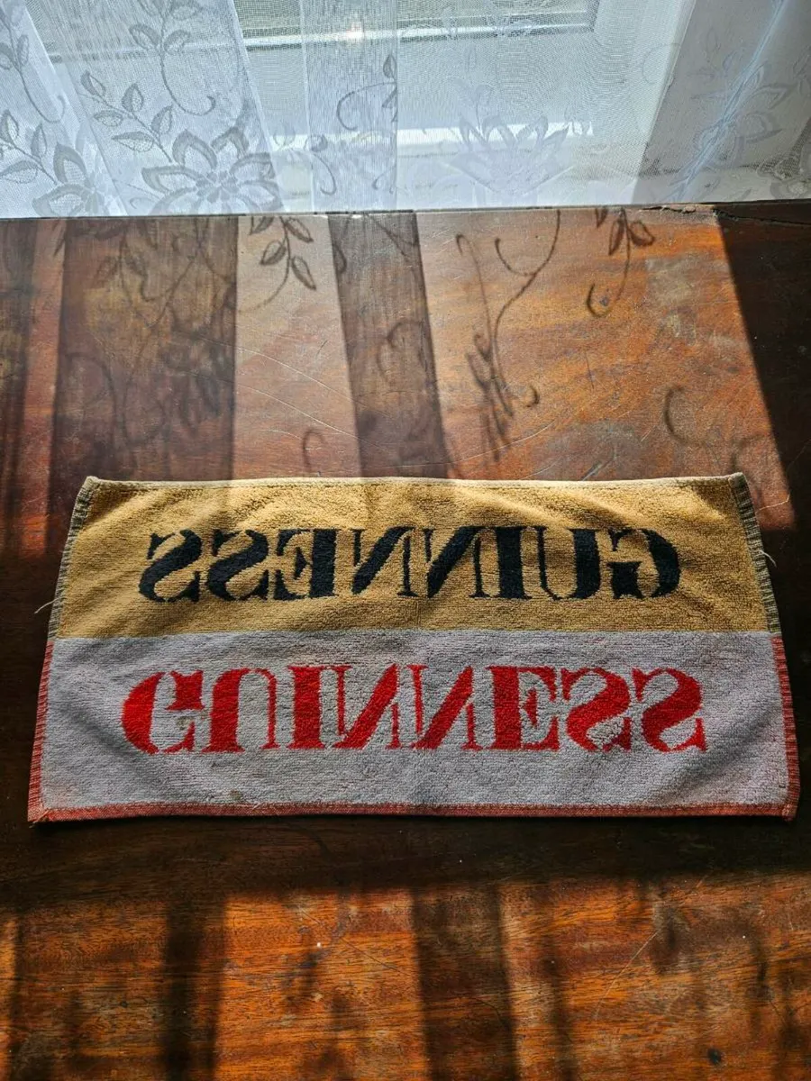 Vintage Guinness Bar Towel - Image 4