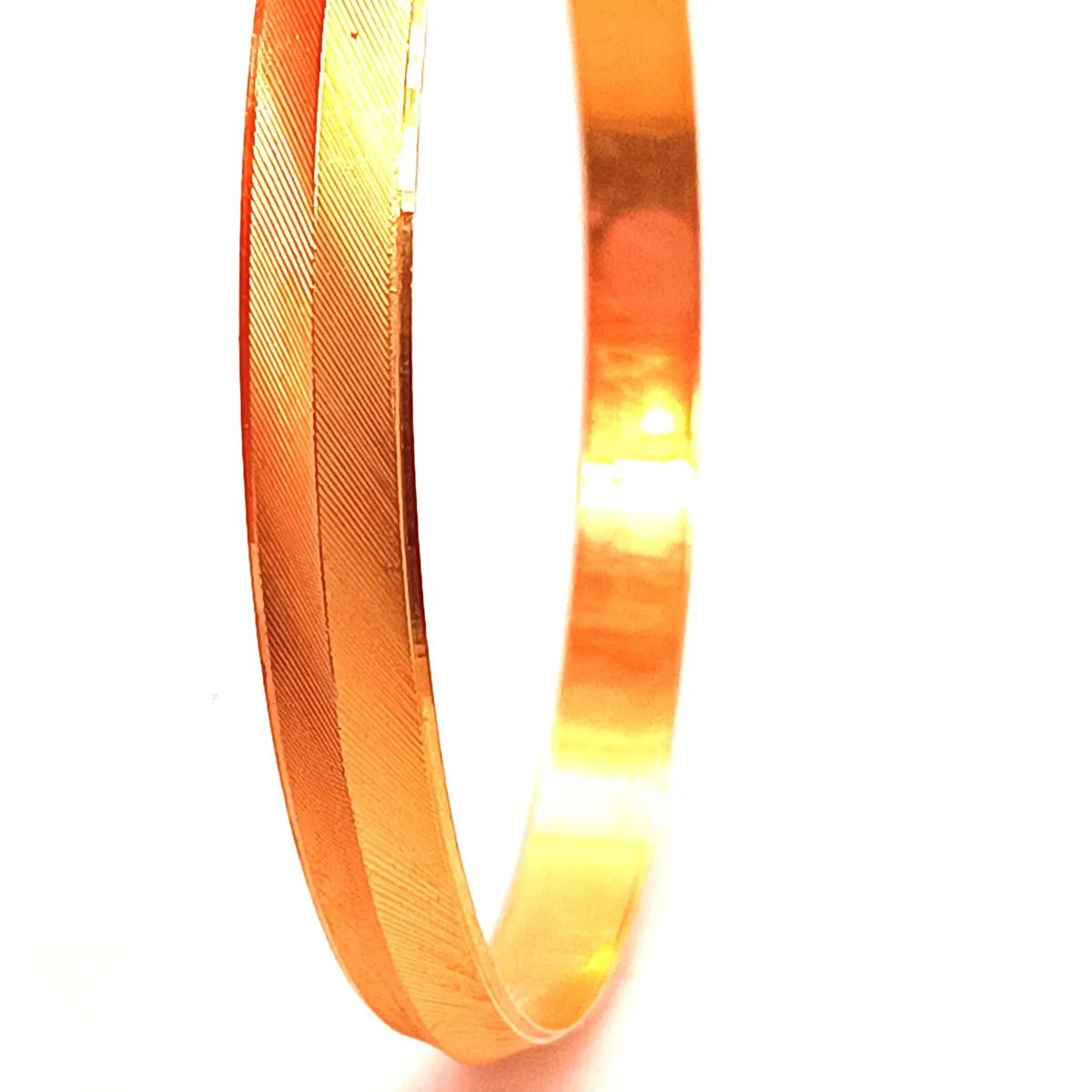 22 k Yellow Gold Heavy Bangle Bracelet - Image 1