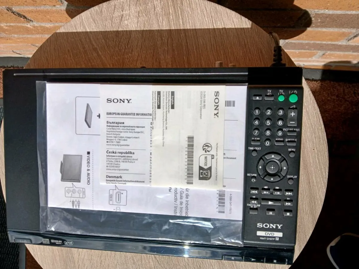 New Sony dvd/ Cd player. - Image 1