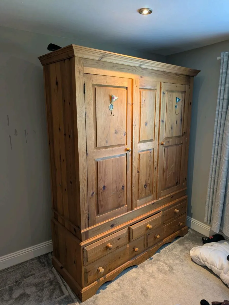 Solid Pine Wardrobe - Image 1