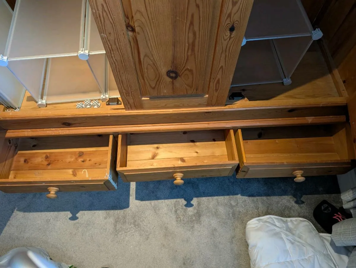 Solid Pine Wardrobe - Image 3