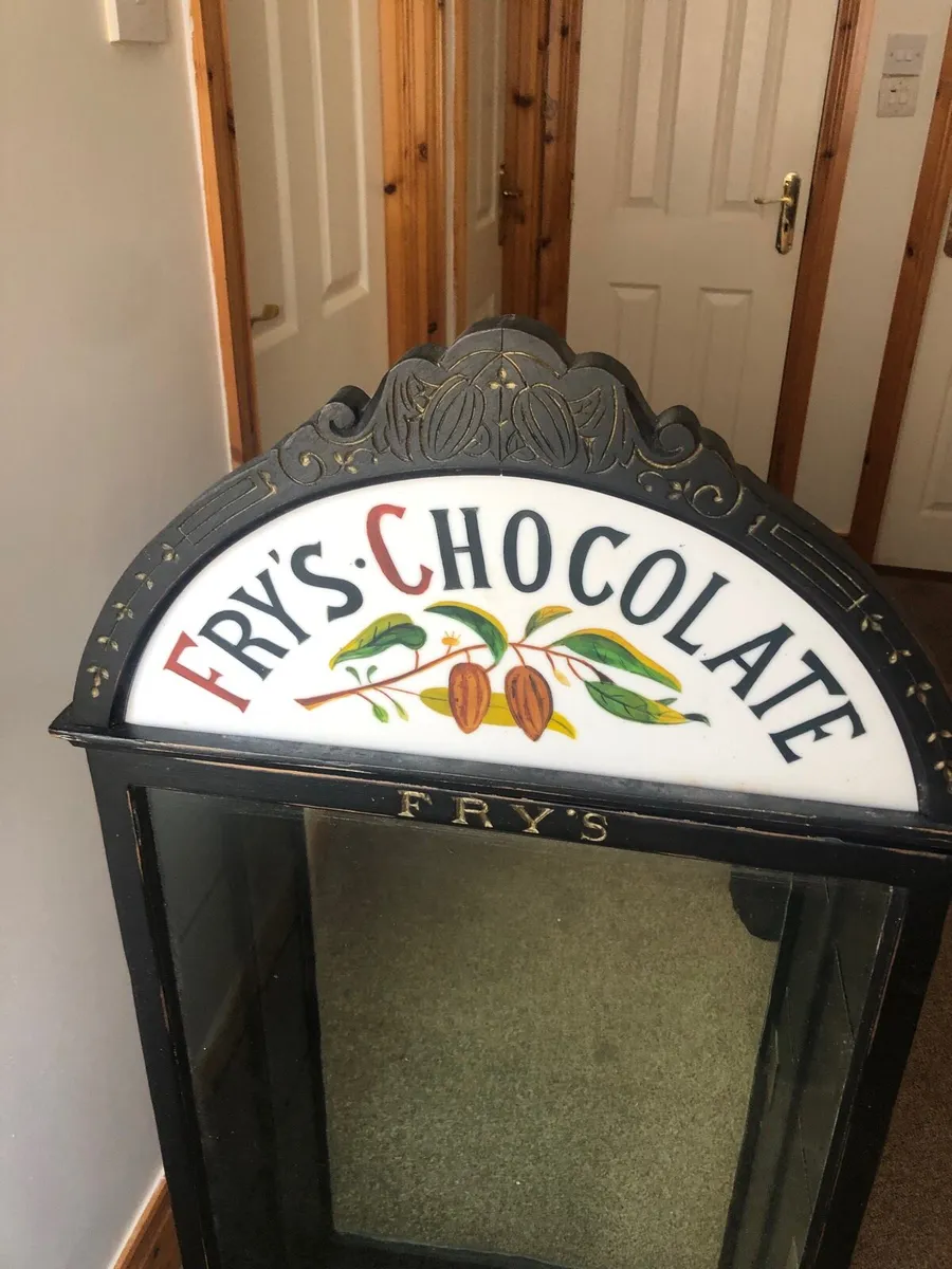 Original fry’s chocolate confectionery cabinet - Image 4