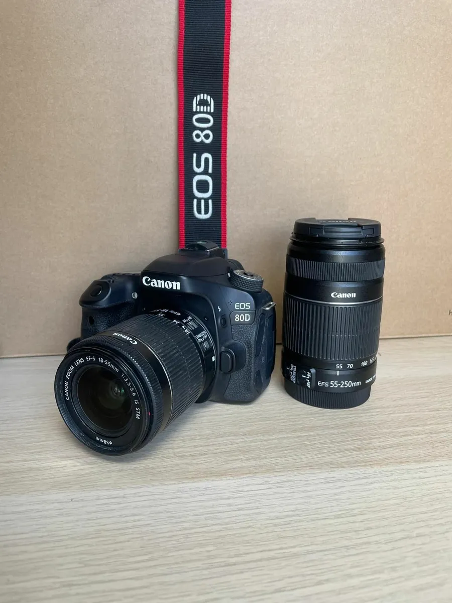 Canon EOS 80D with 2 lenes - Image 1