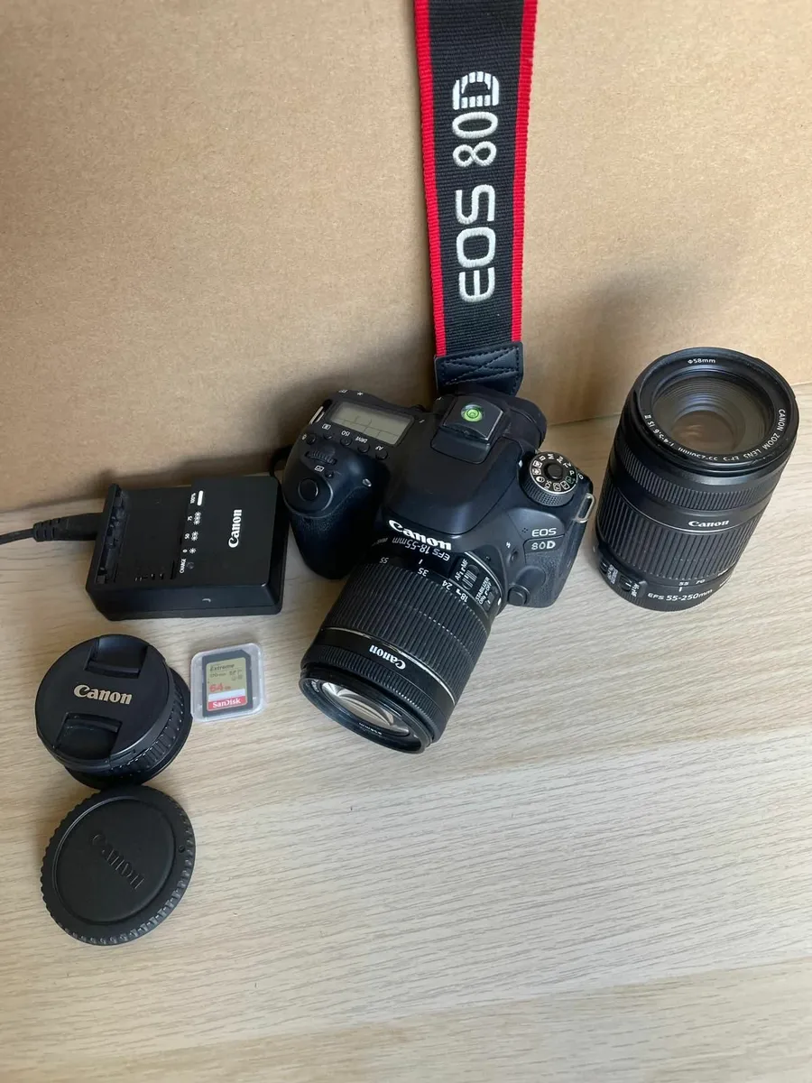 Canon EOS 80D with 2 lenes - Image 3