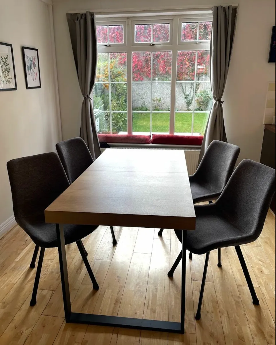 Four swivel dining chairs - Image 2