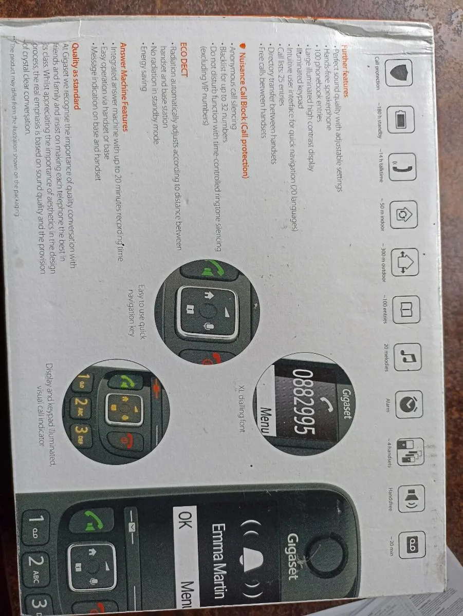 Gigaset AS690A Cordless phone - Image 2