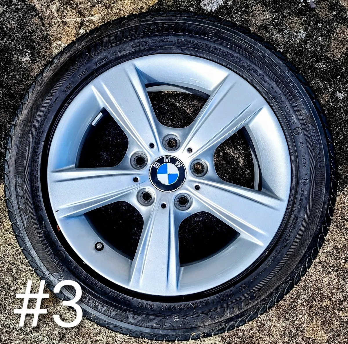 BMW 17” Alloys with Bridgestone RFT – Set of 4 - Image 4