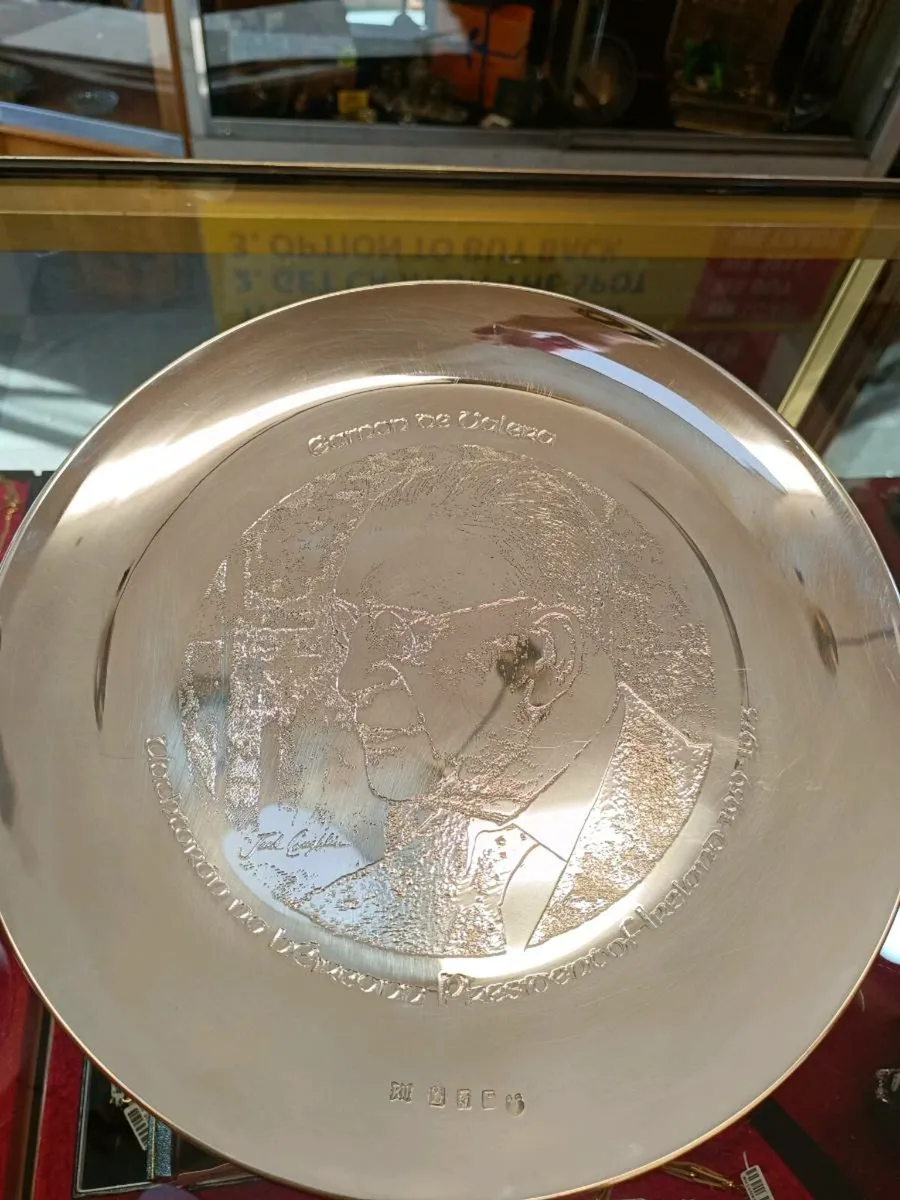 Eamon De Valera Silver Plate 1973 - Image 2