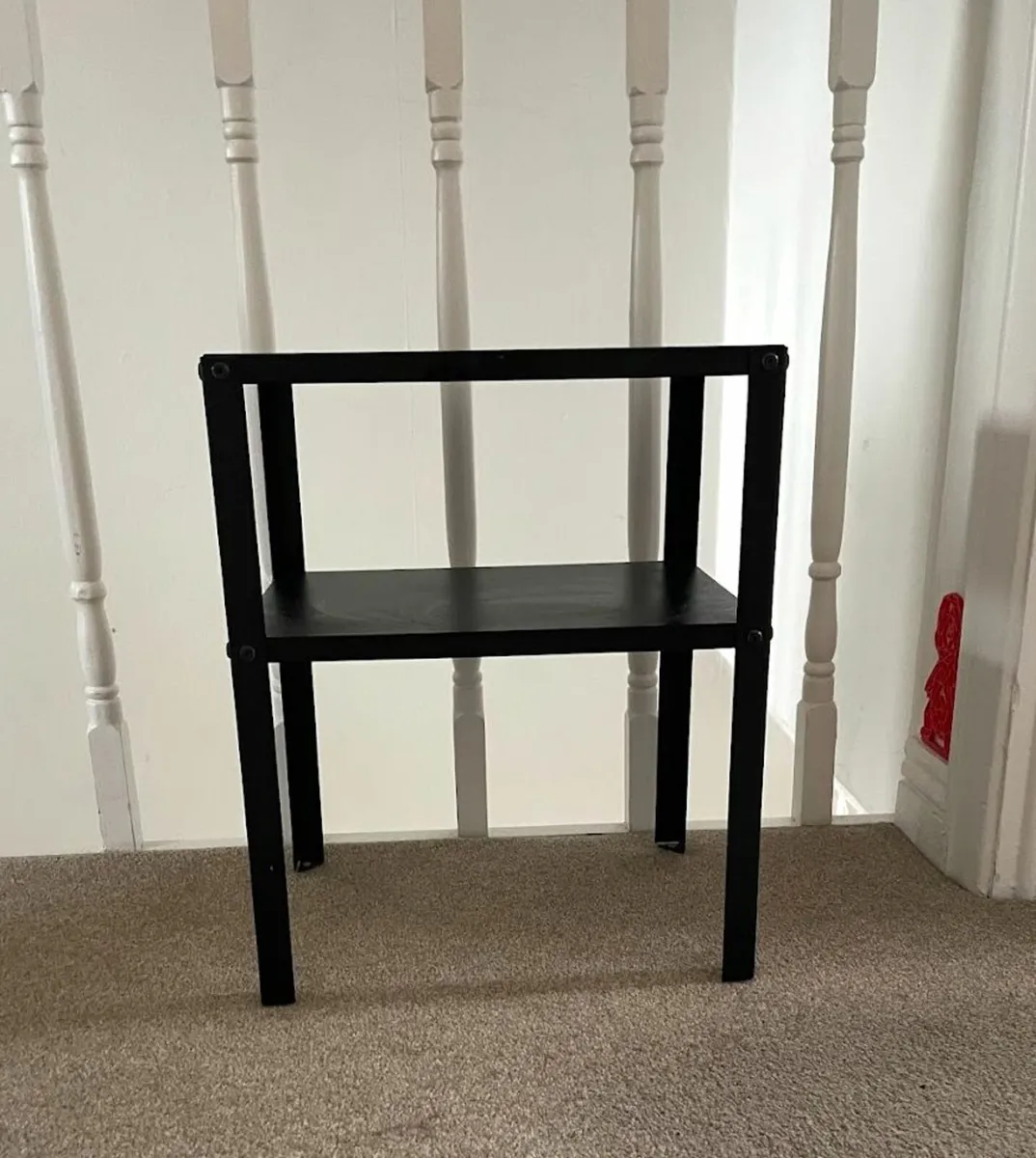 Black bedside table - Image 3